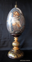 Virgin Mary Of Pochaev - Hand painted Easter Egg 