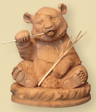 Panda Bear - Bogorodskoe wood carving