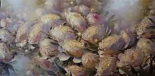 Peonies - oil, canvas