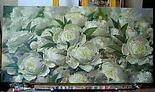 Peonies - oil, canvas