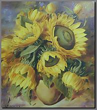 Sunflowers - oil, canvas