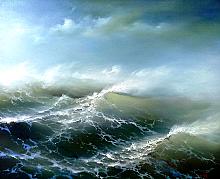 The Perfect Storm - oil, canvas