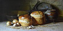 Still LIfe With Bread - oil, canvas