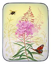Fireweed - box, Fedoskino miniature lacquer painting