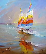 Sails - oil, canvas