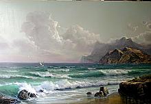 Seascape 1 - oil, canvas
