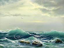 Seascape 4 - oil, canvas