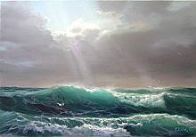 Seascape 6 - oil, canvas