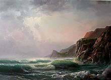 Seascape 12 - oil, canvas