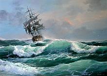 Seascape 13 - oil, canvas