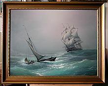 Seascape 15 - oil, canvas