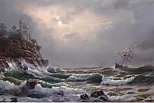 Seascape 20 - oil, canvas