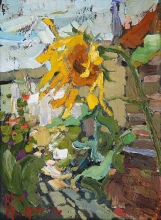 Sunflower - oil, canvas
