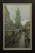 Chernigovsky Lane - oil, canvas