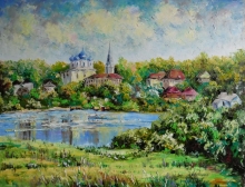 The Annunciation Cathedral - oil, canvas