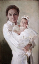 Portrait Made To Order By Photograph - oil, canvas