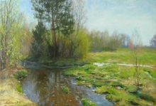 Spring Waters - oil, canvas