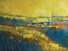At Down - oil, canvas on the frame