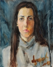 Magda - oil, canvas