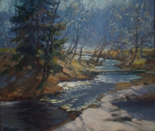 Sonorous Brook - oil, canvas