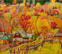 Autumn Song - oil, canvas