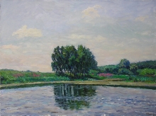 Noon - oil, canvas