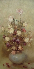 Dry Roses - oil, canvas