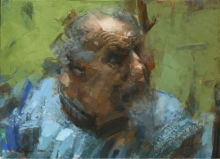 An Old Man - oil, canvas