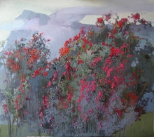 Rose Bush. Laspi - oil, canvas