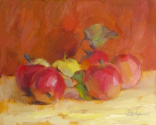 Apples - oil, canvas