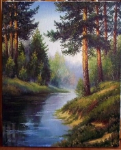 It Was In The Month Of May - oil, canvas