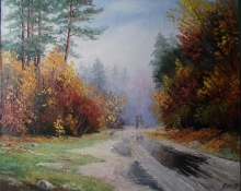 Here Comes The Fall - oil, canvas