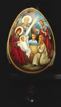 Nativity - tempera, acrylic, linden wood, polyurethane varnish 