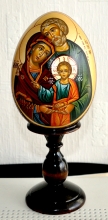 The Holy Family - tempera, acrylic, linden wood, polyurethane varnish 