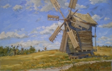 Wind Mill - oil, canvas