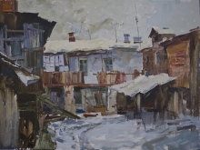 Demchenko Street - oil, canvas