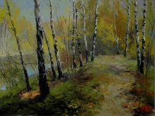 The Late Autumn - oil, canvas, dammar varnish