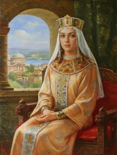 Irina Volodarovna - oil, canvas