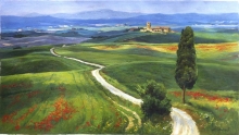 Toscana, Italy - oil, canvas