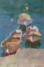 Waiting - oil, canvas