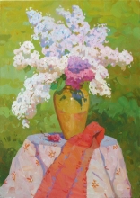 Evening Ray - oil, canvas