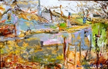 Somehere In The South - oil, canvas