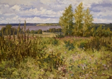 Russian Land - oil, canvas