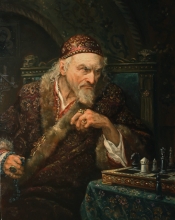 Tsar Ivan. The Last Battle - oil, canvas