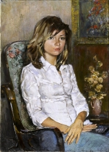 Anna - oil, canvas