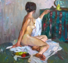 Naked - oil, canvas