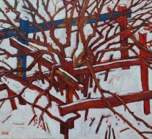 Winter Currant - oil, canvas