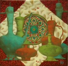 One Thousand And One Nights - oil, canvas