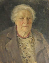 Portrait Of Rosa Salomonovna - oil, canvas