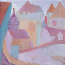 Castle Blandy - oil, canvas